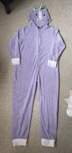 Purple Unicorn Cozy Adult Onesie